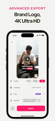 Скриншот 4 — Captions for Videos - SUBCAP