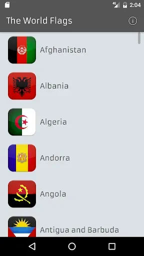 Скриншот 1 — The World Flags