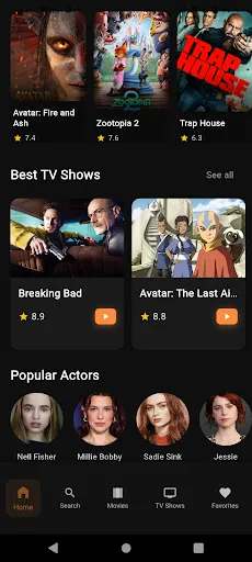 Скриншот 3 — RAVE : Movies and TV shows