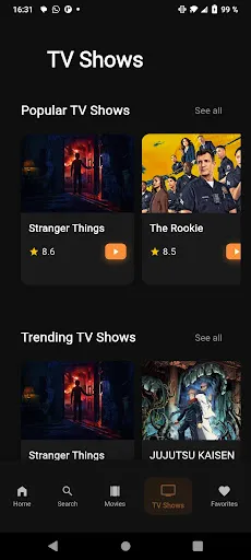 Скриншот 4 — RAVE : Movies and TV shows
