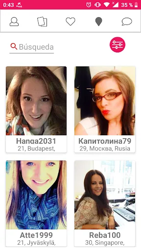 Скриншот 1 — chat & dating in USA