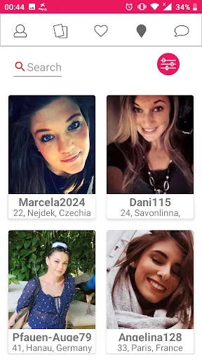 Скриншот 2 — chat & dating in USA