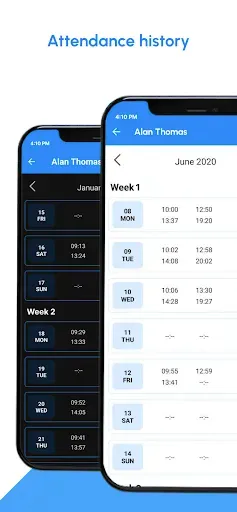 Скриншот 3 — Attendance App