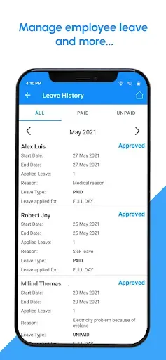 Скриншот 6 — Attendance App