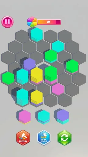 Скриншот 2 — Hexa Color Stack Sort