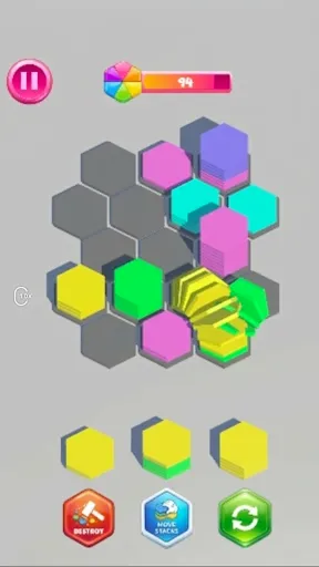 Скриншот 4 — Hexa Color Stack Sort