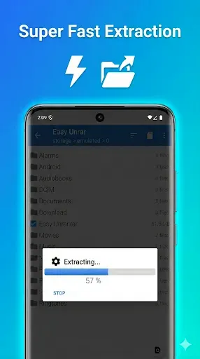 Скриншот 2 — Easy UnRAR ZIP, 7Z, TAR, GZ