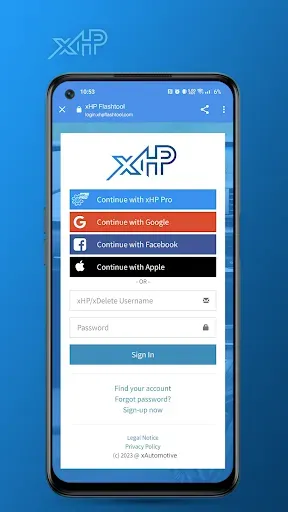 Скриншот 1 — xHP Flashtool