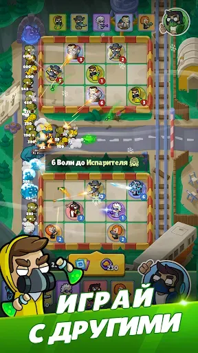 Скриншот 4 — Merge Mercs: Tower Defense TD