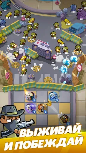 Скриншот 6 — Merge Mercs: Tower Defense TD