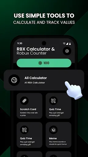 Скриншот 1 — RBX Calculator & Robux Counter