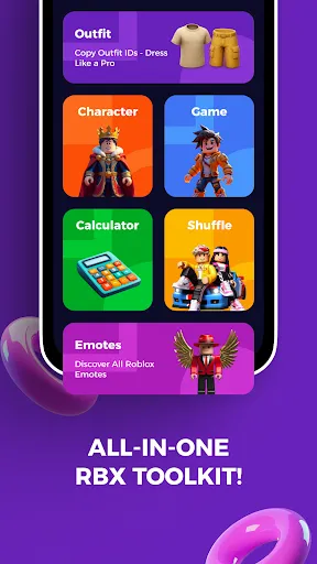 Скриншот 1 — RBX Calculator & Skin Master