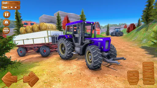 Скриншот 5 — Farming Tractor Trolley Sim 3D