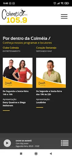 Скриншот 4 — Colmeia FM - Cascavel - PR