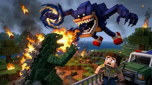 Скриншот 2 — Shin Sonic: Craft Battle World