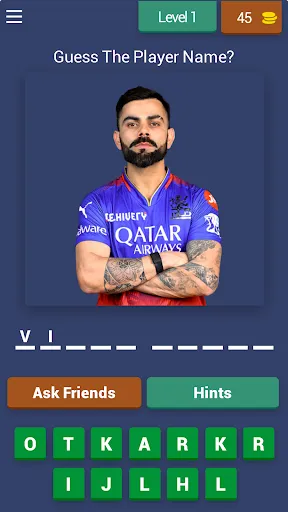 Скриншот 1 — Guess IPL Players 2024 Quiz