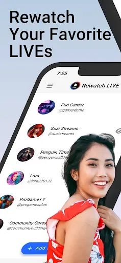 Скриншот 1 — Rewatch LIVE: Save Live Stream