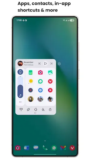 Скриншот 1 — Edge Card Launcher: Side Panel