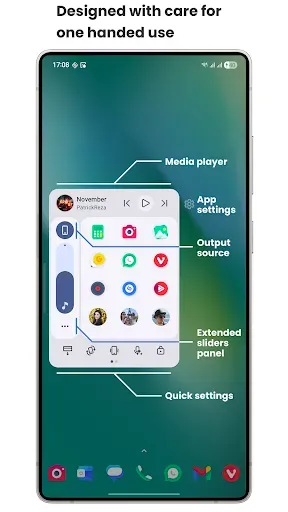 Скриншот 2 — Edge Card Launcher: Side Panel