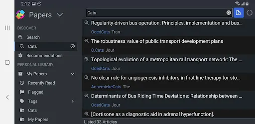 Скриншот 2 — Papers by ReadCube