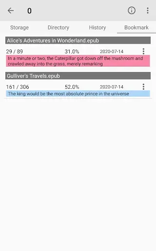 Скриншот 2 — TextClip - TXT,EPUB,PDF Viewer