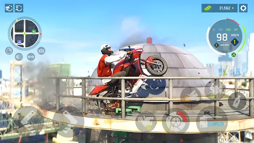 Скриншот 3 — Real Moto 3D Driving Game