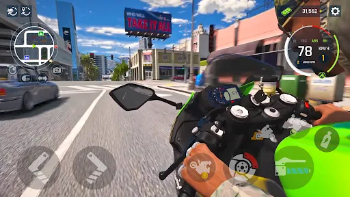 Скриншот 4 — Real Moto 3D Driving Game