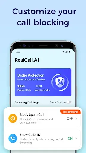 Скриншот 5 — RealCall.AI: Spam Call Blocker