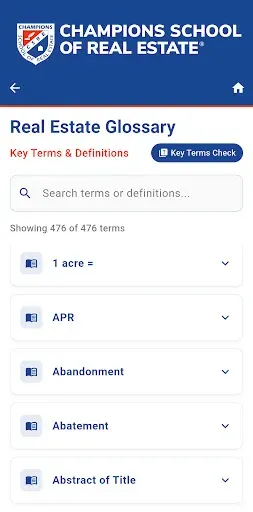 Скриншот 3 — TX Real Estate Exam Flashcards