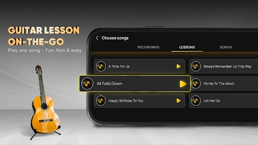 Скриншот 3 — Learn Guitar - Real Tabs