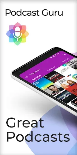 Скриншот 1 — Podcast Guru - Podcast App