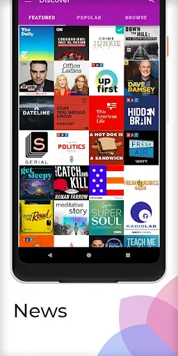 Скриншот 4 — Podcast Guru - Podcast App