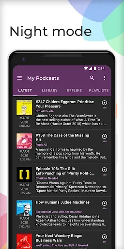 Скриншот 7 — Podcast Guru - Podcast App