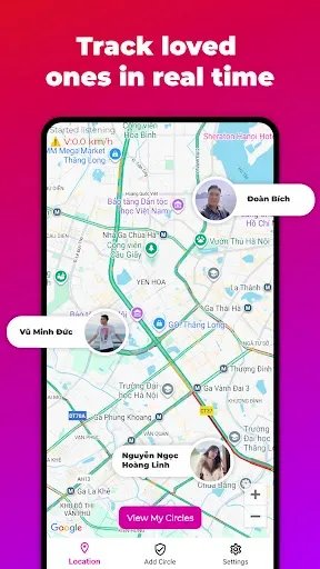 Скриншот 1 — Circle Family Locator
