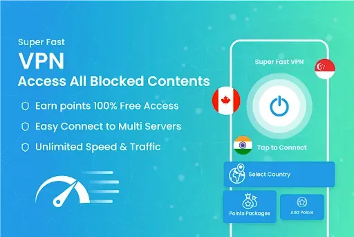 Скриншот 1 — Супер VPN: Мастер быстрого VPN