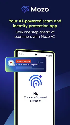 Скриншот 1 — Mozo: Identity & Scam Shield