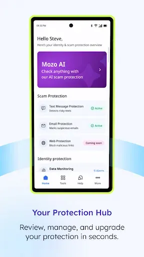 Скриншот 2 — Mozo: Identity & Scam Shield