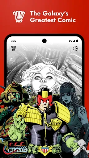 Скриншот 1 — 2000 AD Comics and Judge Dredd