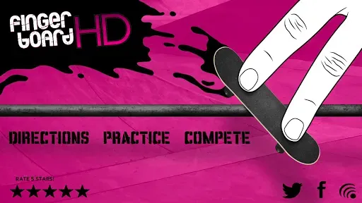 Скриншот 1 — Fingerboard HD Skateboarding
