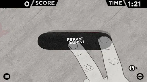 Скриншот 2 — Fingerboard HD Skateboarding