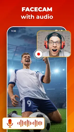 Скриншот 6 — Запись экрана: Facecam Audio