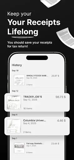 Скриншот 4 — AVA Receipt Scanner, Organizer