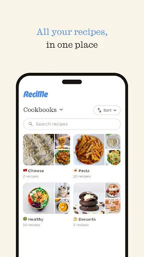 Скриншот 1 — ReciMe: Recipes & Meal Planner