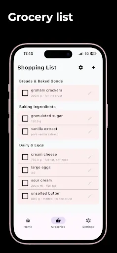 Скриншот 4 — Recipe organizer: Recipe Bro