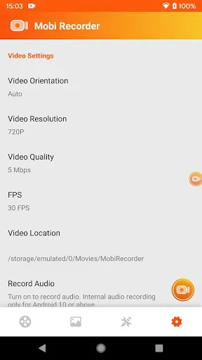 Скриншот 8 — Mobi Screen Recorder