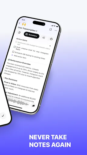 Скриншот 2 — HiNoter - AI Note Taker