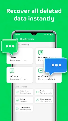 Скриншот 1 — Recover Deleted Messages