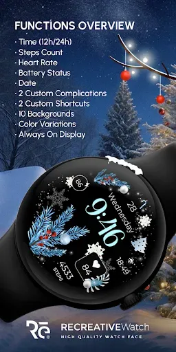 Скриншот 6 — ReS28 - Seasonal Watch Face