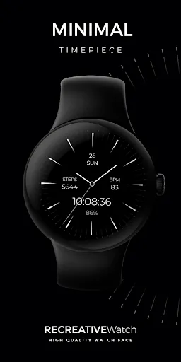 Скриншот 1 — Minimal & Simple Watch - RE