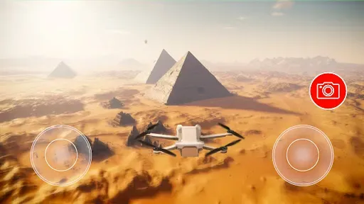 Скриншот 1 — Drone Simulator Desert UAV